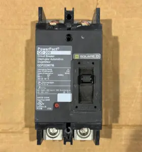 Qdp22200tm Square D Qdp 2 Pole 200 Amp 240v Gray Label Powerpact Circuit Breaker