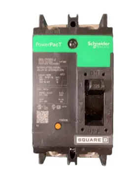 Qgl22225lu Square D Powerpact Circuit Breaker 225a Schneider Electric 2 Screws