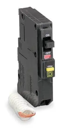 Qo115afi Square D Circuit Breaker 15a Plug In 120v 1p 3xe17 #2