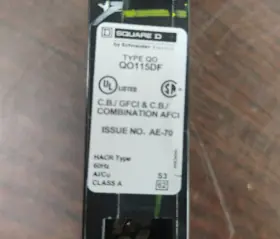 Qo115df Square D Circuit Breaker Afci/gfci 15 Amp 120vac 1-pole New No Box #2