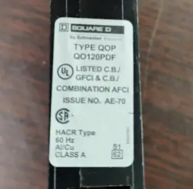 Qo120pdf Square D Arc-d-tect Circuit Breaker 20 Amp 120 Volt 1-pole New In Box #2