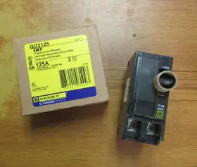 Qo2125 Square D Nib. Circuit Breaker 2p 125a Cat# ... Vi-68