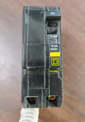 Qo250epd Square D Circuit Breaker 50 Amp 120 Vac 2-pole Gfci New No Box #2