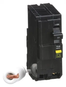 Qo250gfi Square D Plug In Circuit Breaker Qo Number Of Poles 2 50 Amps 120/240vac