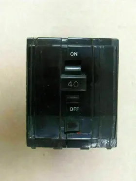 Qo340 Square D Qo 3 Pole 40 Amp 240v Black Circuit Breaker Flawed Ak