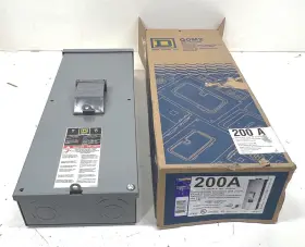Qom2e2200nrb Square D Qo 200 Amp 2 Pole Outdoor Circuit Breaker Enclosure With
