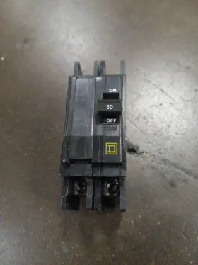 Qou260525b Square D 60a 60 A Amp 120 / 240 V 50/60 Hz Circuit Breaker 2 Poles