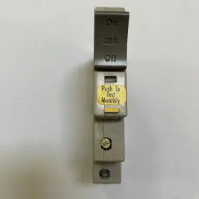 Sdt120gfi Square D Trilliant 20 Amp Single Pole Gfci 120v Circuit Breaker Tested