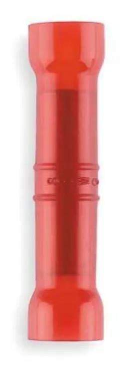 3kf25 Sta-kon 2rd8 Splicecon Crimp Nylon Red Pk25 #2