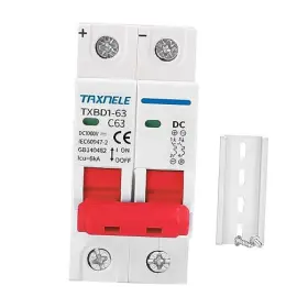 4853652363384124 Taxnele Dc Miniature Circuit Breaker 2p 1000v 63a Solar Mini Battery