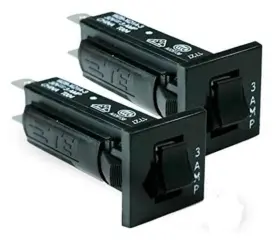 W28-xq1a-3 Te Connectivity & Brumfield 32v 3amp 250v 50/60hz Circuit Breaker Pack Of 2