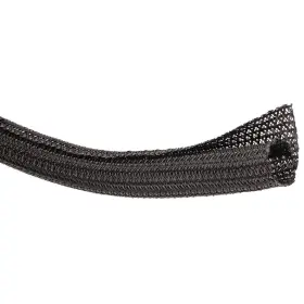 F6n1.50bk4 Techflex Braided Sleeving 1.500 Inch 4 Ft. Black 2rlt6
