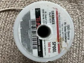 Ldwr-1023 Tempco High Temp Lead Wire - 12awg 100 Ft. Grainger 2ke44
