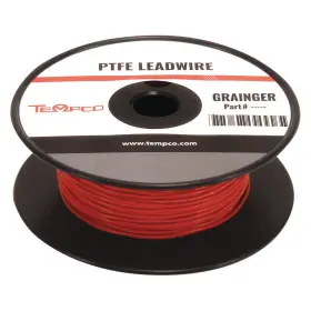 Tempco Ldwr-1066 High Temp Lead Wire 14awg 250ft Red 3grn9