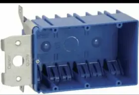 B349adj Thomas & Betts 7 Carlon Outlet Box New Work 3 Gang 5-13/16-inch Length By
