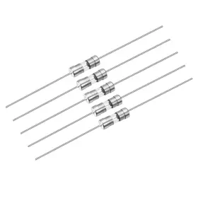 Uxcell 041814251578 Slow Blow Fuse Time Delay Axial Lead Glass Fuses 3.6mm X 10mm 250v T2a 5pc