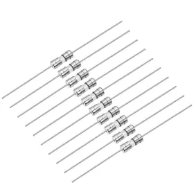 F0.5a Uxcell 632702623982 100 X Fast Acting Blow Fuse Axial Lead Glass Fuses 3.6mm 10mm 250v