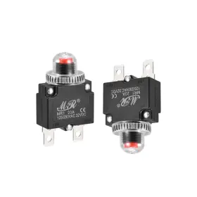 Dc32v Uxcell 641832509066 2 X Circuit Overload Protector 20a Ac125/250v Push Button Thermal Breaker