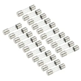 Uxcell 714998258571 Slow Blow Glass Cartridge Fuse Tube 5x 20mm 250v 6.3a 20x