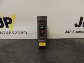A130 Wadsworth Type A 1 Pole 30 Amp 120v Brown Circuit Breaker Plastic Feet
