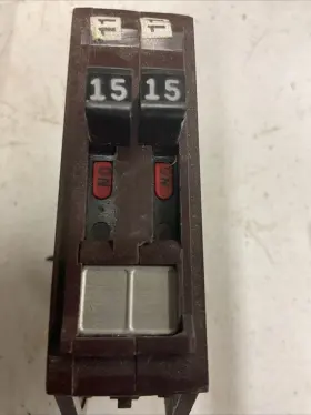 B1515n Wadsworth B1515 Twin Tandem 2 Pole 15 Amp Circuit Breaker- Ecs #3