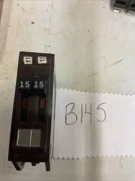 B1515n Wadsworth B1515 Twin Tandem 2 Pole 15 Amp Circuit Breaker- Ecs