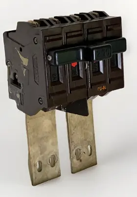 E2200 Wadsworth 200 Amp Main Breaker Continuity Tested 240v 2 Pole W Mounting Brackets #3