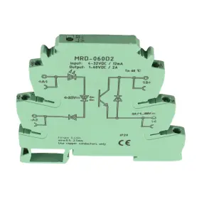Walfront 736077739054 Mrd-060d2 Solid State Relay Din Rail Mount 4-32vdc Input No Contact