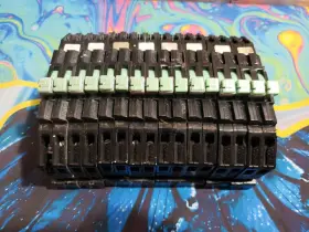 230rc38 Zinsco Lot Of 8 - 30a Gte Sylvania 30 Amp 2 Pole Rc38 Circuit Breaker Tested