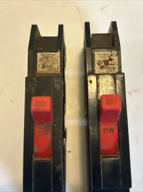 Q120 Zinsco 2 Type Q Magnetrip 1 Pole 20 Amp Circuit Breaker Plug-in 20a #2