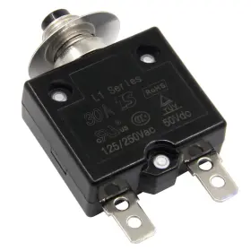 Nbhx-l1-3667-30a Zookoto 125-250v Ac 50v Dc Push Button L1 Series Manual Reset Thermal