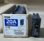 New Lot Of Murray MP120 Pole Amp 240V Silk Circuit Breaker Noob. Fixed Price $24.00.
