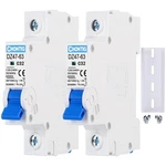 Chontig Mcb C32 32A Miniature 1 Pole Circuit Breaker Pack With Din Rail.... Fixed Price $16.31.