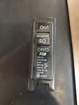 Ge Abb THQL1140 Circuit Breaker 120 Volt Amp Pole Indoor. Fixed Price $14.99.