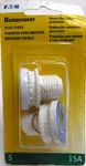 Bussmann 15A Time Delay Screw Fuse BP/S-15 125VAC (2 Pack) Hd Motor Protection. Fixed Price $9.50.