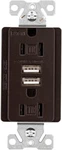 Eaton TR7755 15 Amp 125V Combination Usb 3.1A Charger Receptacle Bronze *new*. Fixed Price $10.00.