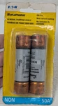 Eaton NON-50 Cooper Bussmann 50A Brass Cartridge Fuses. Fixed Price $9.95.