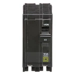 Square D QO240C Black 40A 120/240V 2-POLE Plug-in Circuit Breaker 1.5 W In.. Fixed Price $39.54.