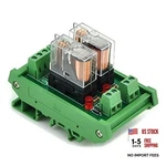 Electronics-salon Din Rail Mount Ac/dc 24V Control Spdt 16AMP Channel. Fixed Price $47.19.