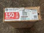 Ge 150 Amp 8-SPACE 16-CIRCUIT Outdoor Main Breaker Panel Load Center TM815RCUFLP. Fixed Price $101.19.