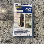 Square QO115GFIC Circuit Breaker & Ground Fault Interrupter 15A Single. Fixed Price $45.00.