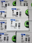 BRP120GF 10 Pcs Eaton 1P Amp Combination Ground-fault Circuit Breakers. Fixed Price $330.00.