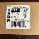 Siemens QN2200R 200-AMP Pole 240-VOLT Circuit Breaker. Fixed Price $188.00.