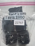 Ge THHQL21100 Circuit Breaker Amp 240V 2P Plug (lot Of 5). Fixed Price $179.99.