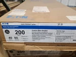 Eaton BRP40B200R 200A 120/240V 40-SPACE 80-CIRCUIT Outdoor Main Breaker. Fixed Price $400.00.