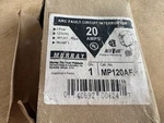 Murray MP120AF Amp Single Pole Vac Arc Fault Type Circuit Breaker. Fixed Price $45.00.
