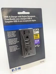Eaton Usb-a Charger Outlet W/ Duplex Recepticle-oil Rubbed Bronze TR7755RB-KB-LB. Fixed Price $31.99.