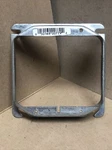 Raco 4" Square Mud RING-1/2" Raise Steel Gang Box Cover- Two Wiring Devices. Fixed Price $7.89.