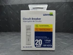 Leviton Branch Circuit Breaker, Afci/gfci 1-POLE Amp, 120V, Thermal Magnetic. Fixed Price $61.99.