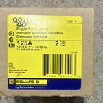 Square D QO2125 Plug-on Circuit Breaker 125A 2-POLE 120/240V Branch. Fixed Price $69.98.